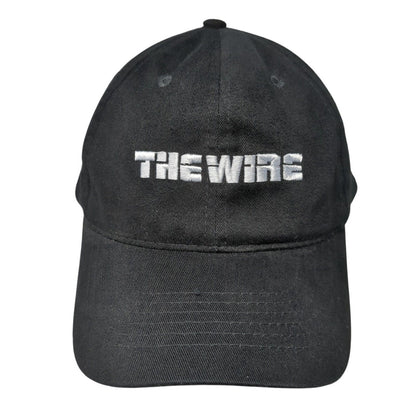 HBO The Wire TV Show Strapback Hat Black OSFA Embroidered Logo