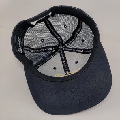 Element CA-NY Snapback Trucker Hat Blue OS Adjustable Embroidered Mesh Back