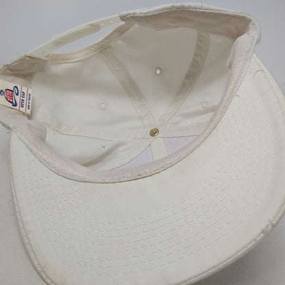 Otto Snapback Hat White One Size Riddle Ranches Idaho Embroidered Graphic Cap