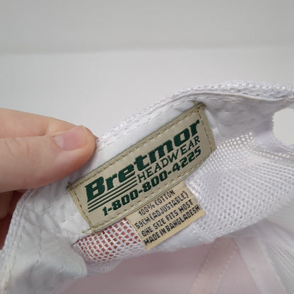 Estes Snapback Mesh Back Trucker Hat Pink One Size Embroidered 6 Panel