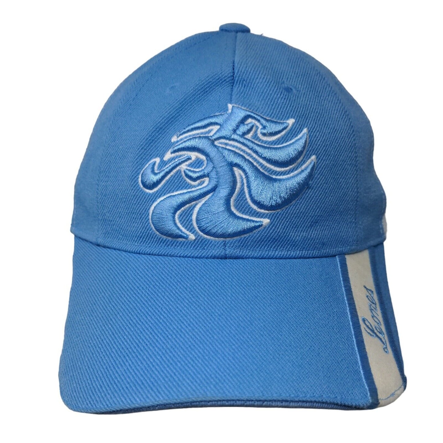 Leones Snapback Mesh Back Hat Blue Embroidered Logo Adjustable