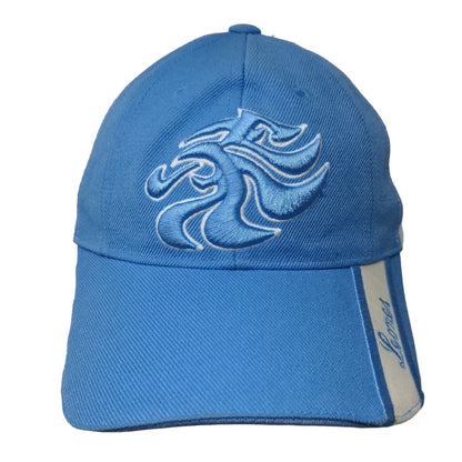 Leones Snapback Mesh Back Hat Blue Embroidered Logo Adjustable