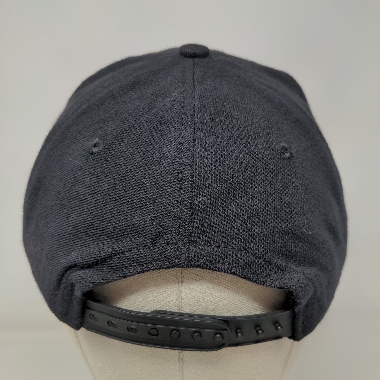 USS Emory S. Land AS 39 Snapback Hat Blue One Size Adjustable Embroidered
