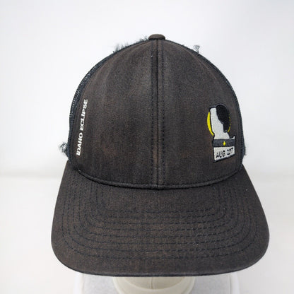 Idaho Eclipse Aug. 2017 Snapback Trucker Hat Black One Size Mesh Back