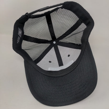 TaylorMade Original One Snapback Mesh Back Trucker Hat Black OSFA Solid