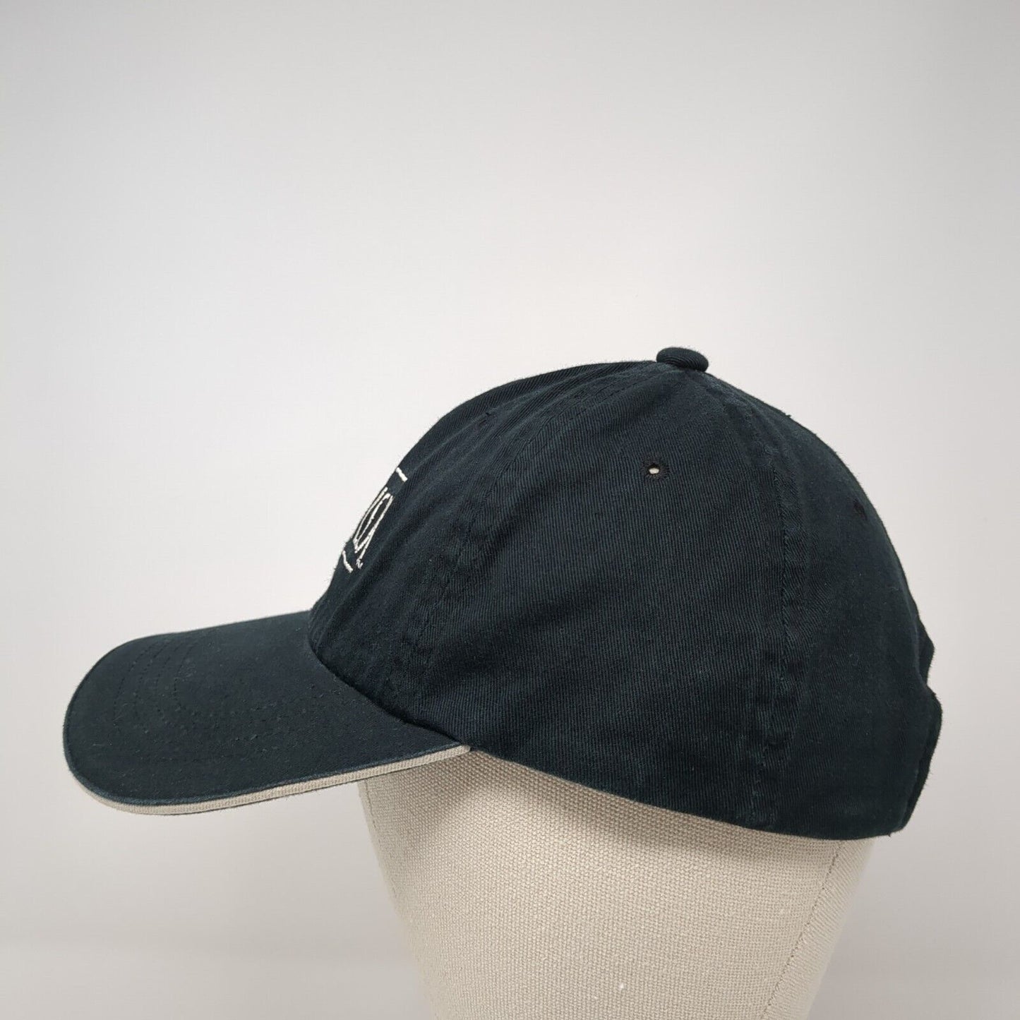 RDV Sportsplex Slideback Hat Black One Size Solid Adjustable Sportsman