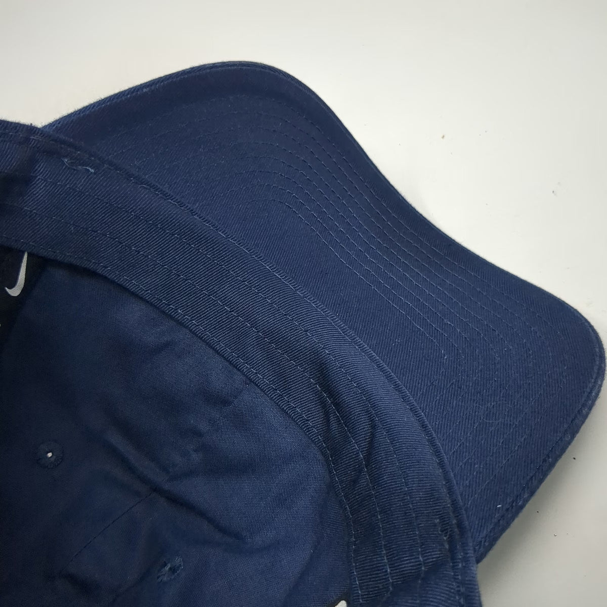 Nike Baseball Cap Blue L US Flag Olympic Rings Swoosh Adjustable Slideback Hat
