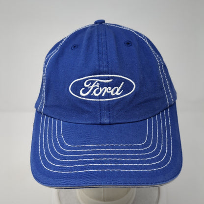 Ford Slideback Hat Blue One Size Adjustable Embroidered 6 Panel Outdoor