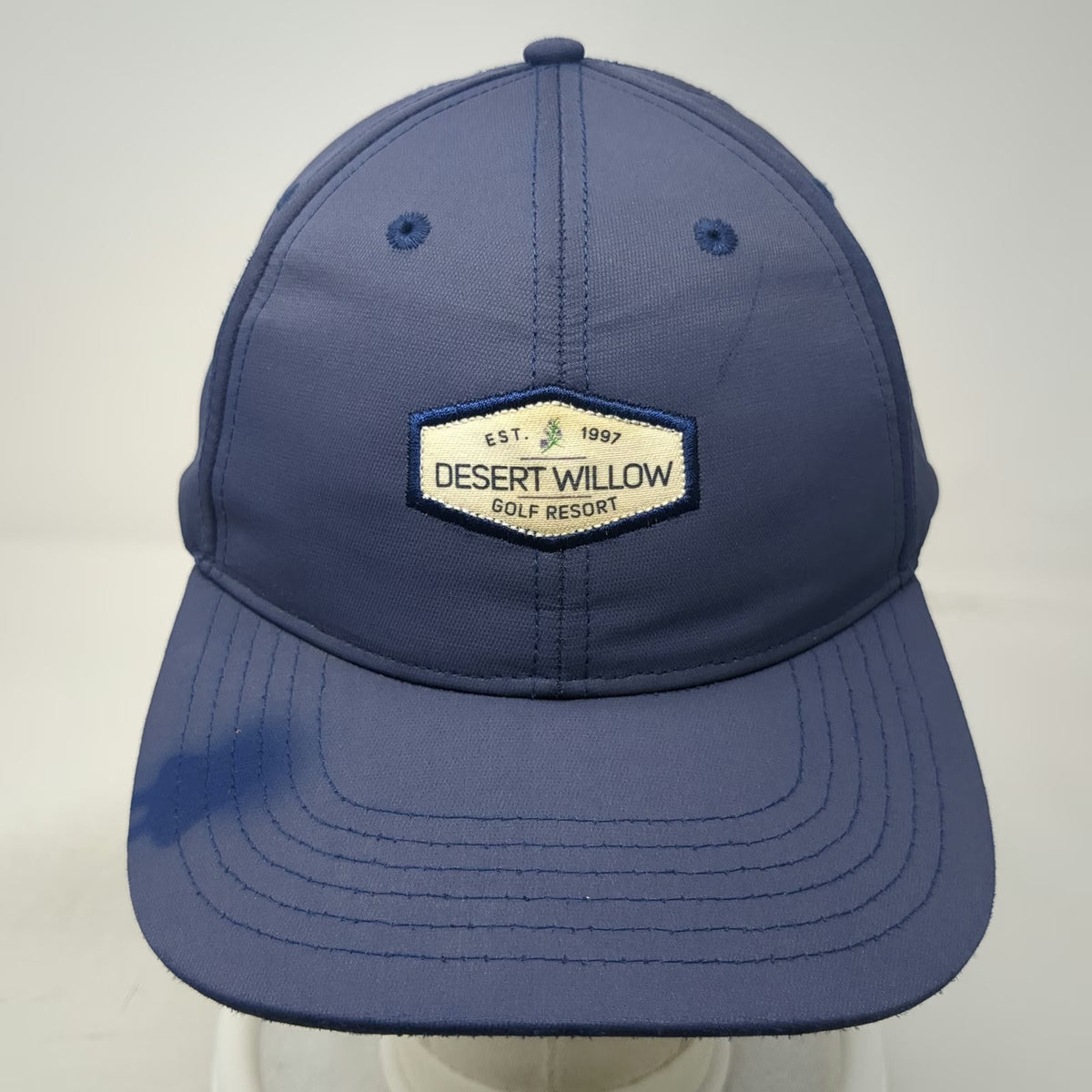 ahead Baseball Cap Blue One Size Desert Willow Golf Resort Strapback Mesh Hat