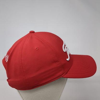 Titleist Boise High Slideback Hat Red One Size Adjustable Embroidered