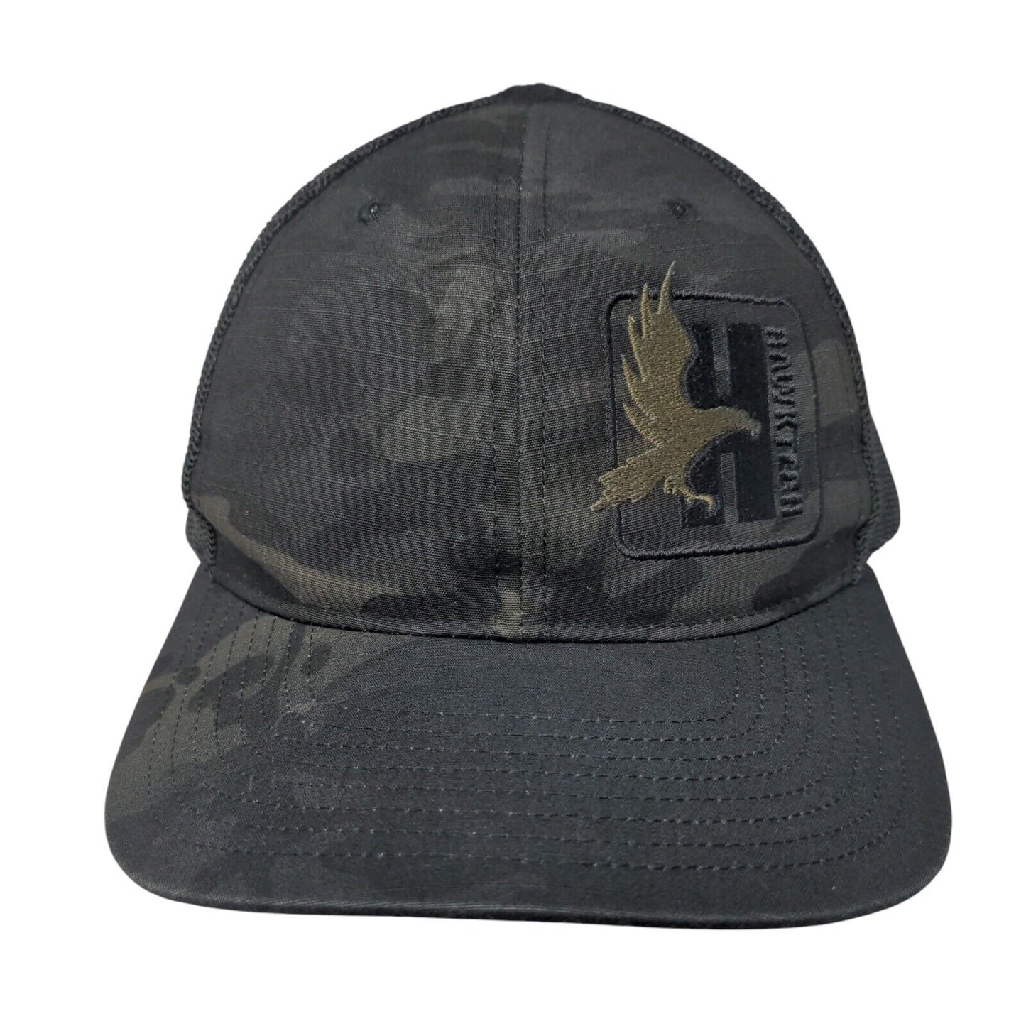 Hawktech Snapback Mesh Back Trucker Hat Camo One Size Richardson