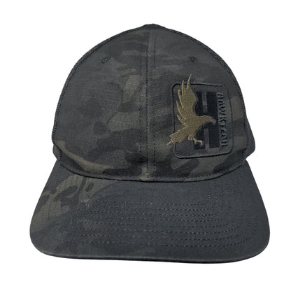 Hawktech Snapback Mesh Back Trucker Hat Camo One Size Richardson