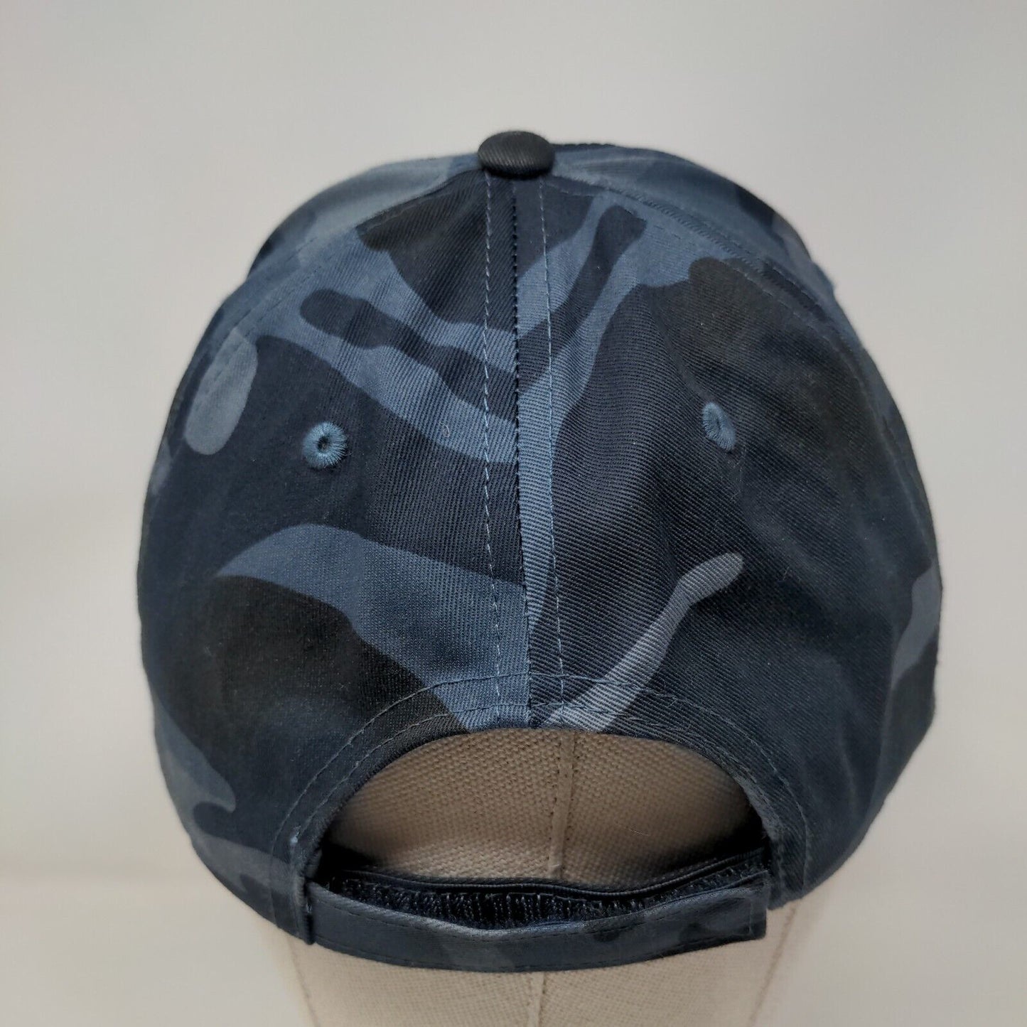 Rothco Strapback Hat Blue Camouflage OSFA Adjustable 6 Panel Blank