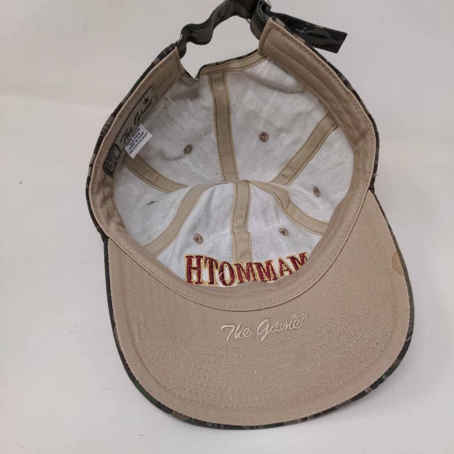 Mammoth Constructors Slideback Hat Camo OSFM Adjustable The Game