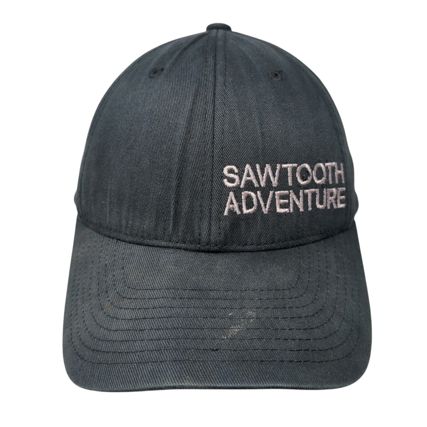 Sawtooth Adventure Fitted Hat Black S-M Embroidered Flexfit Richardson