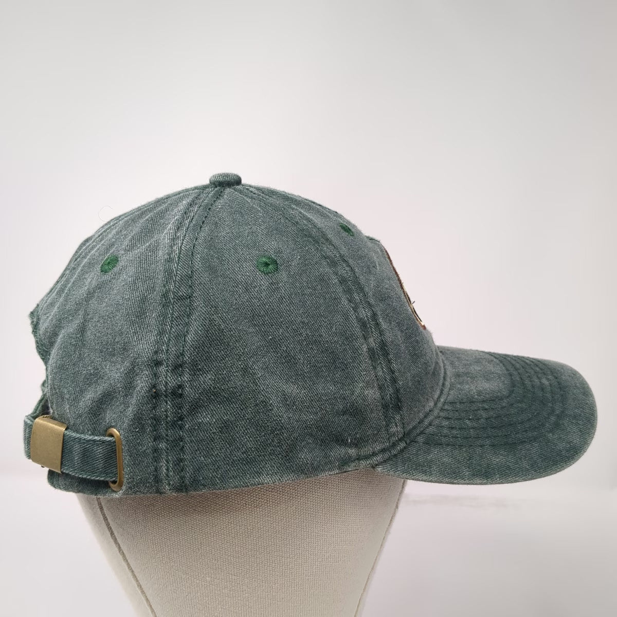EST Hilton Head Island Green Baseball Cap OSFM Slideback Cotton Anchor Patch hat