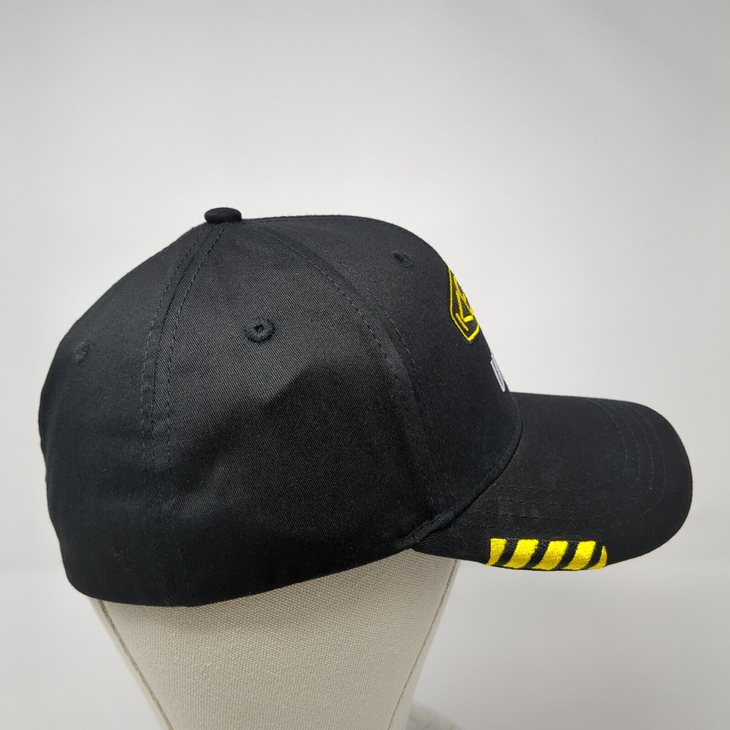 Keen Utility Fitted Hat Black One Size Lightweight Embroidered 6 Panel Cotton