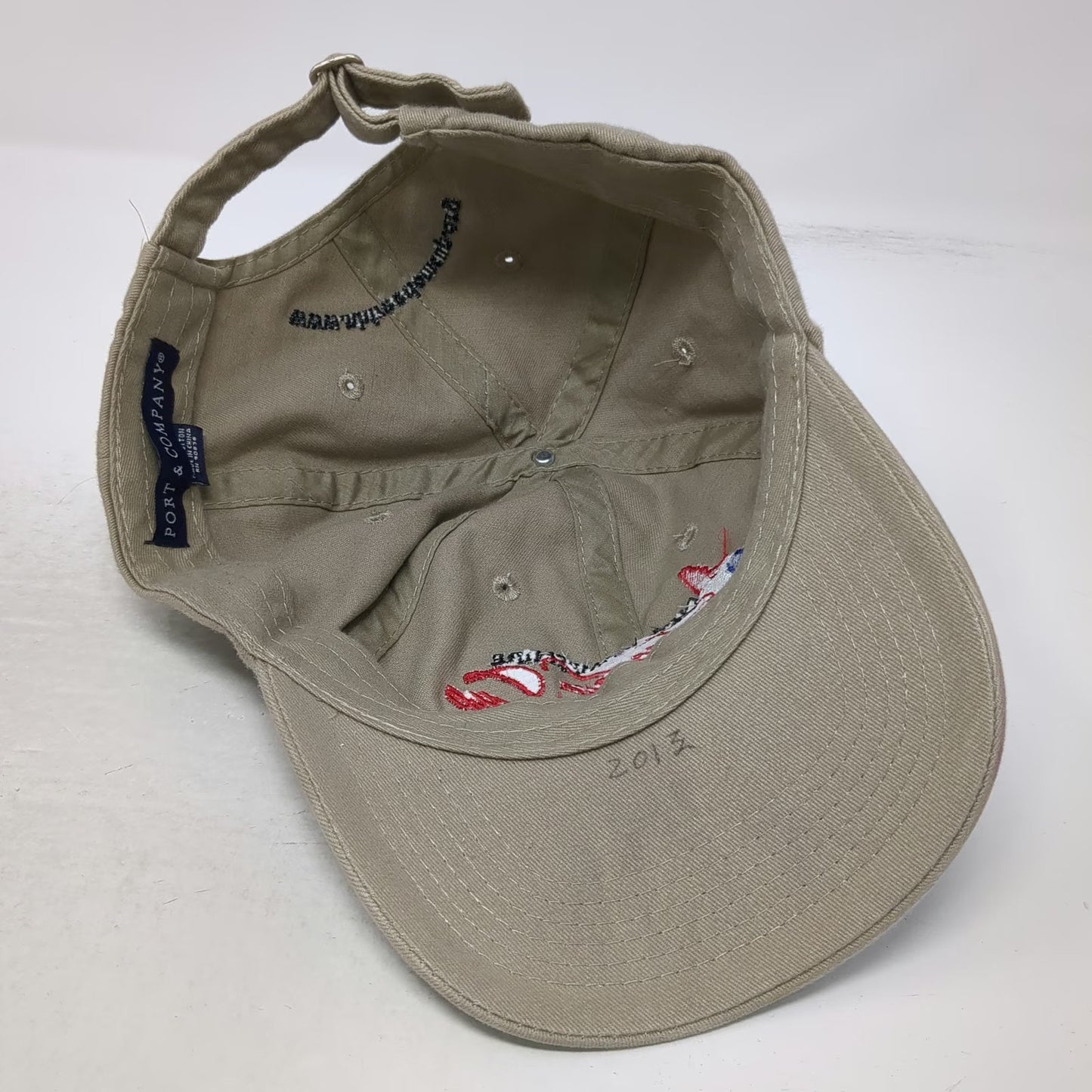 Port & Company New Hampshire Freedom Cup Beige One Size Baseball Cap Hat Cotton