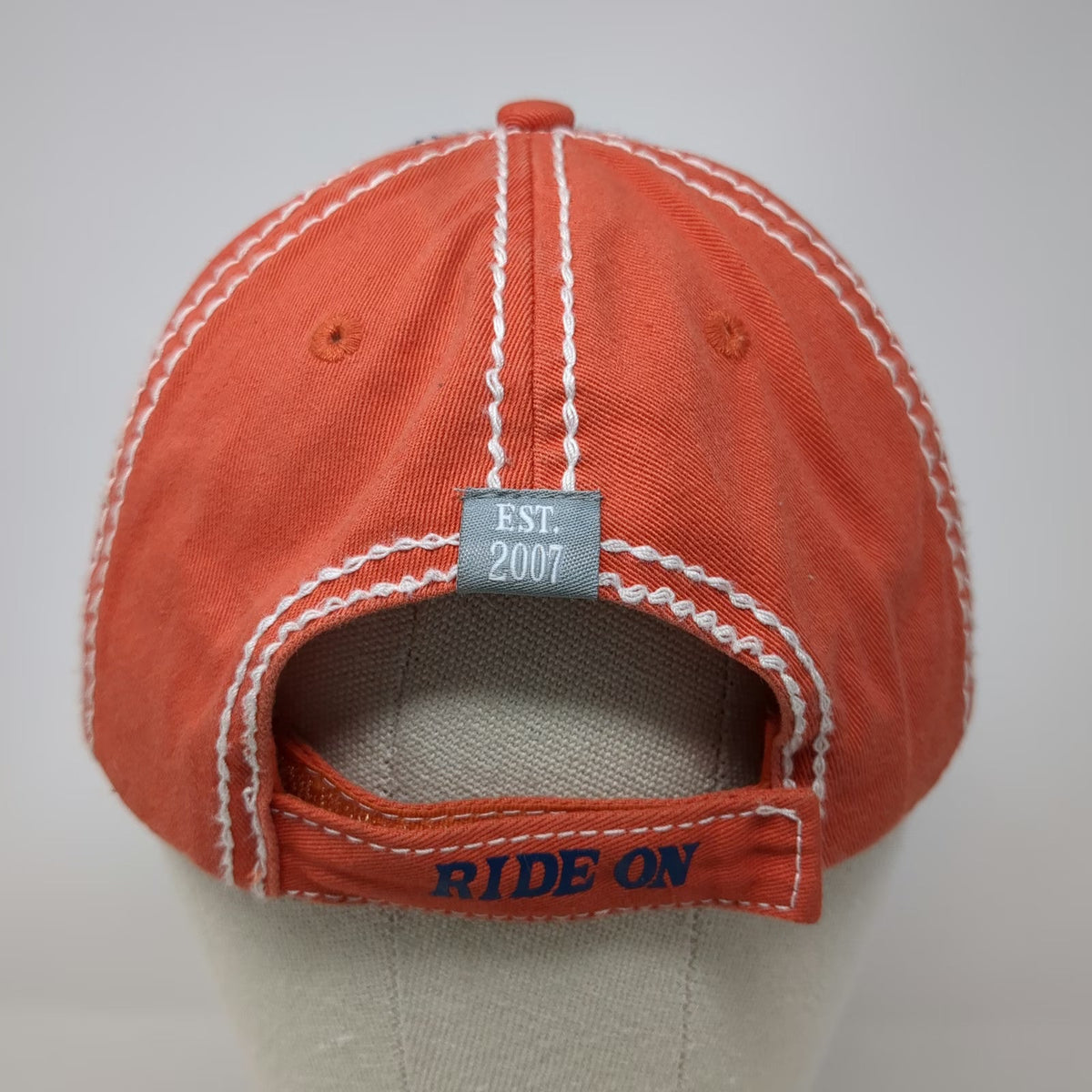 Cap America Baseball Cap Orange Gray One Size Tour DaVita Tennessee 2016 Hat