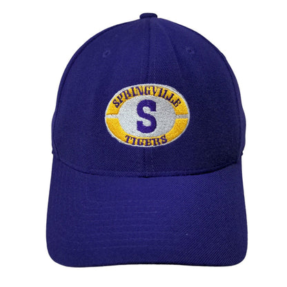 Springville Tigers Snapback Hat Purple Adult Embroidered 6 Panel Pacific
