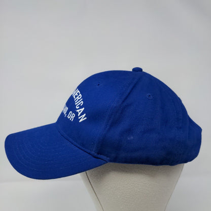 Aqua American Portland OR Strapback Hat Blue OSFM Otto Collection