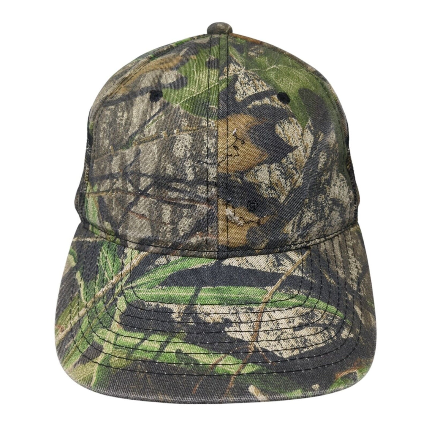 Remington Strapback Trucker Hat Camo One Size Adjustable Mesh Trim