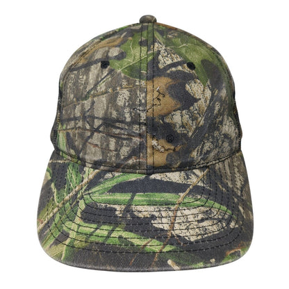 Remington Strapback Trucker Hat Camo One Size Adjustable Mesh Trim