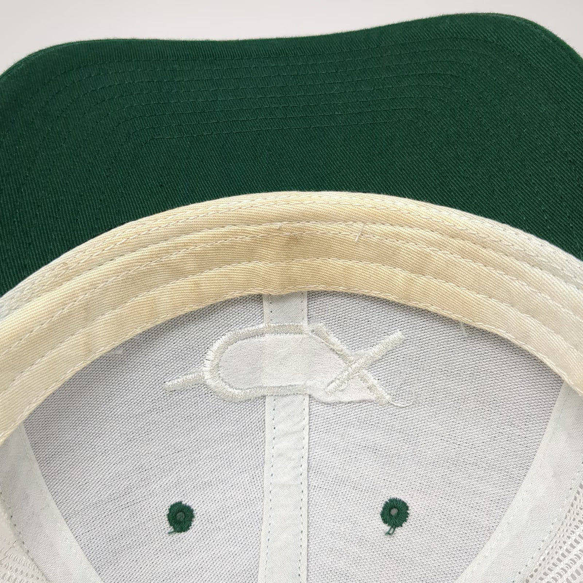 Richardson Trucker Hat Green One Size Snapback Spur X Ranch Improvements Mesh