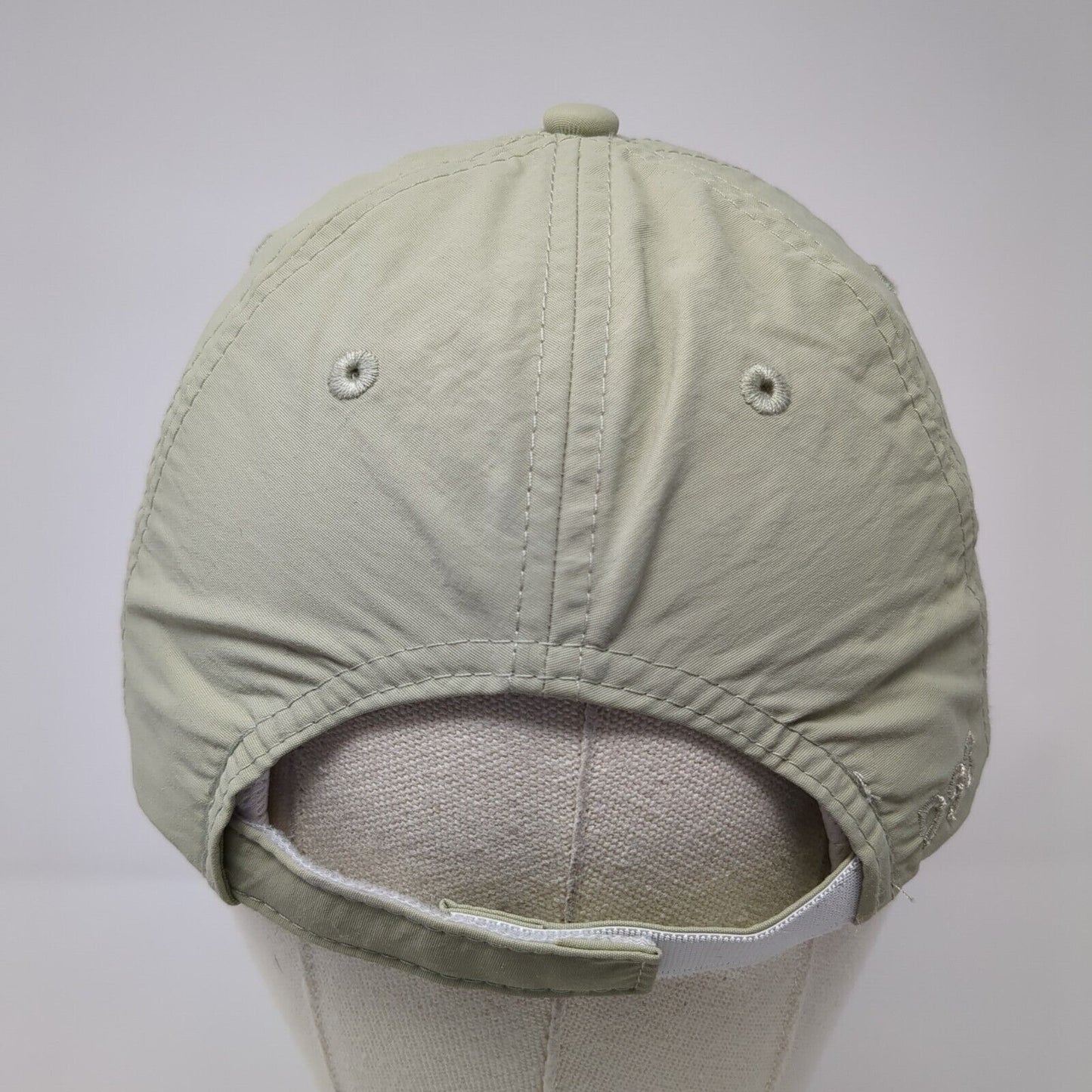 Unbranded Strapback Hat Tan One Size Adjustable Embroidered 6 Panel Blank