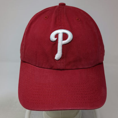 Philadelphia Phillies MLB '47 Brand Baseball Cap Red One Size Hat Slideback Logo