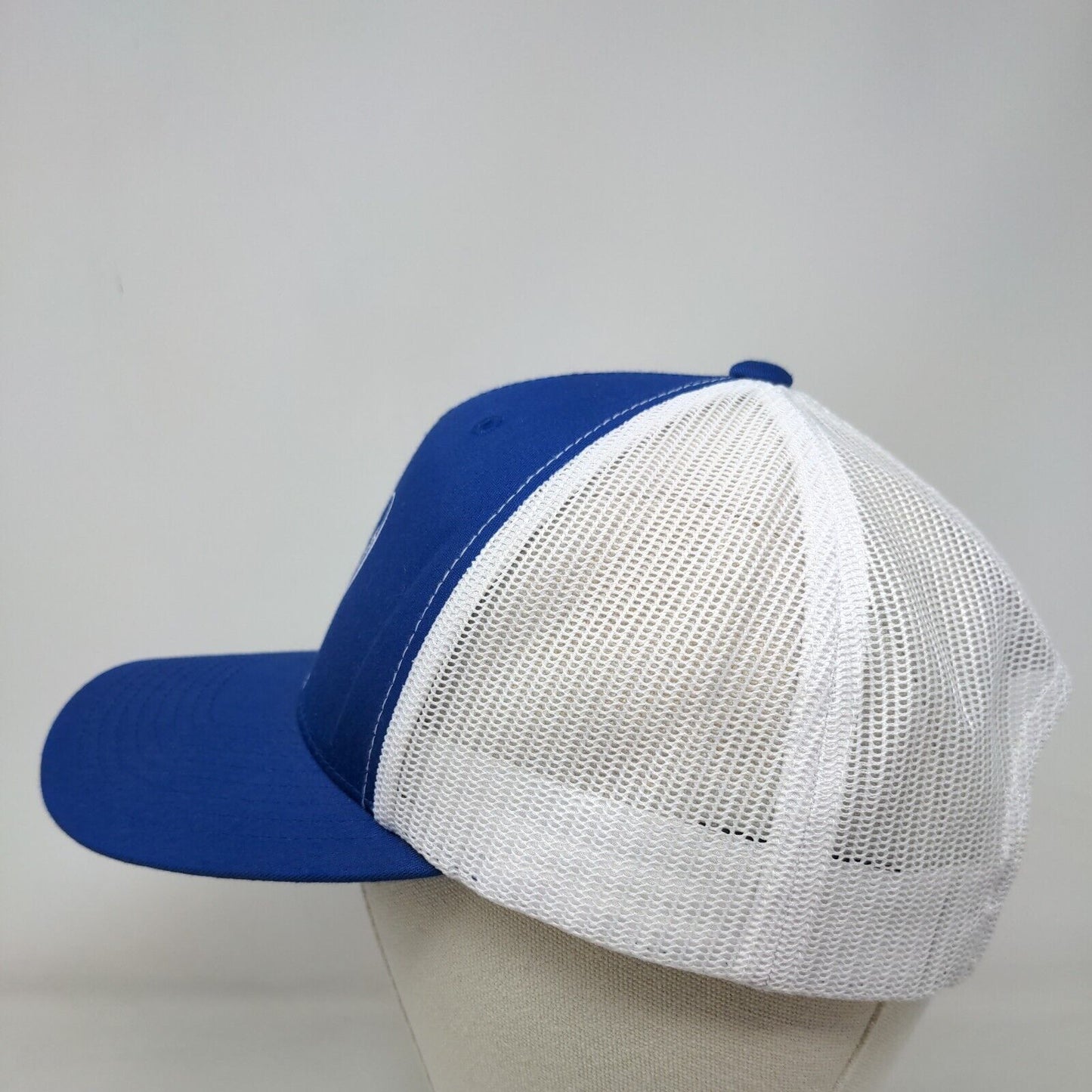 Second Chance Family Support Closet Snapback Hat One Size Blue Mesh Back