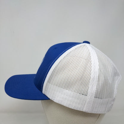 Second Chance Family Support Closet Snapback Hat One Size Blue Mesh Back
