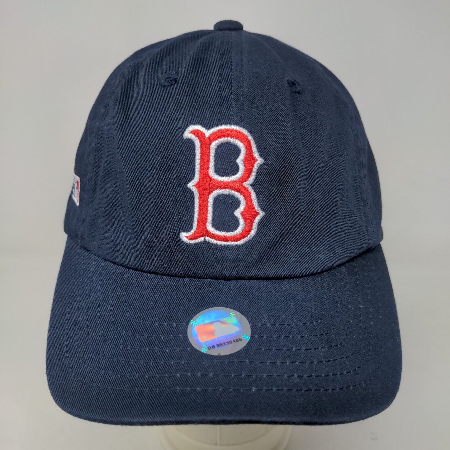 NYH Men's Slideback Hat Blue Size OSFA Boston Red Sox B Logo MLB Fleet