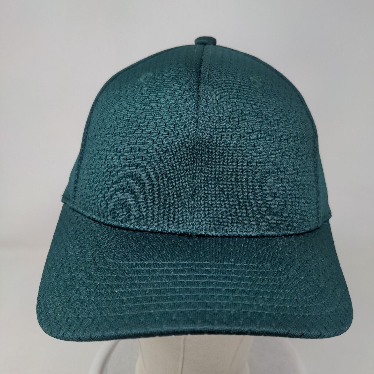 Pacific Pro Series Fitted Hat S-M Green Vented Holes 6 Panel Blank Polyester