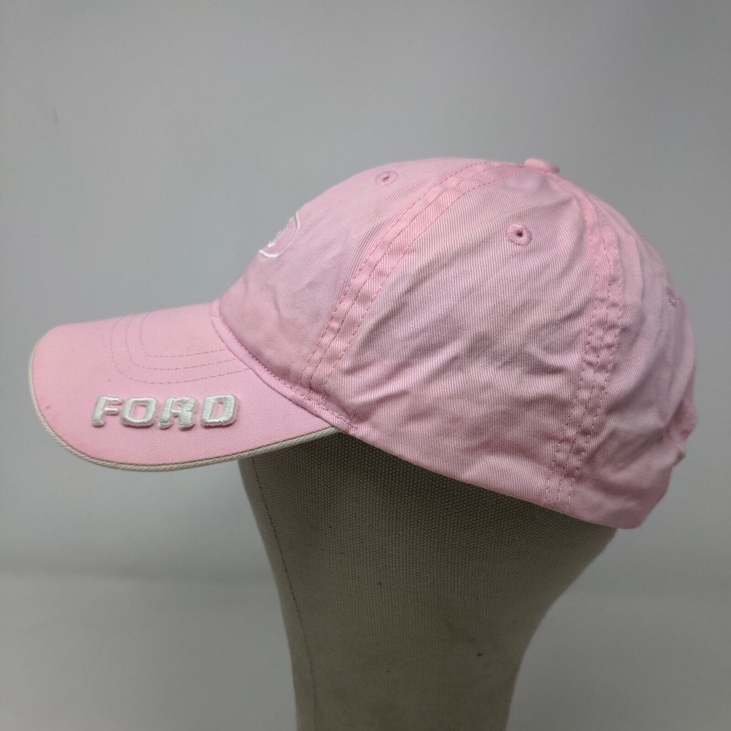 Ford Women's Strapback Hat Pink Size OSFA Embroidered Logo Car