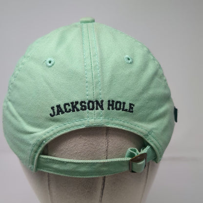 Legacy Baseball Cap Green One Size Jackson Hole Floral Bronco Buckle Back Hat