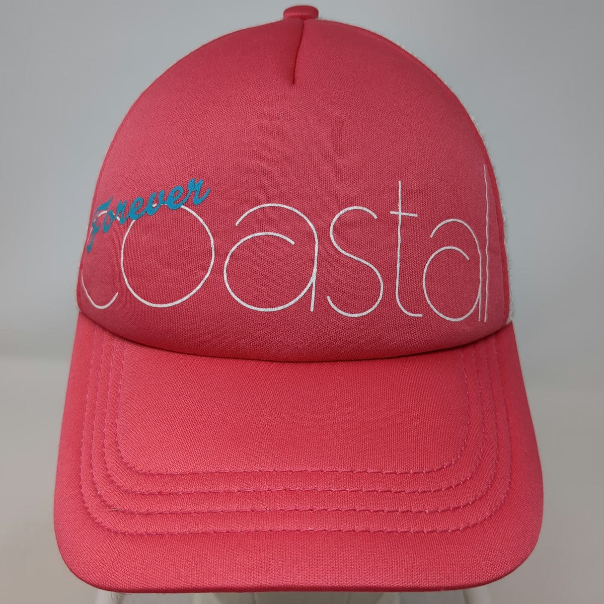 Billabong Trucker Hat Pink One Size Forever Coastal Mesh Back Snapback Foam Surf