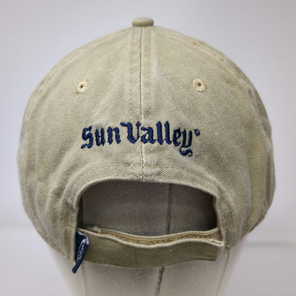Ouray Sportswear Sun Valley Sun Face Beige Baseball Cap One Size Hat Strapback
