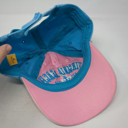 Lucky 7 Virginia Beach Pink Blue One Size Baseball Cap Anchor Strapback Hat Logo