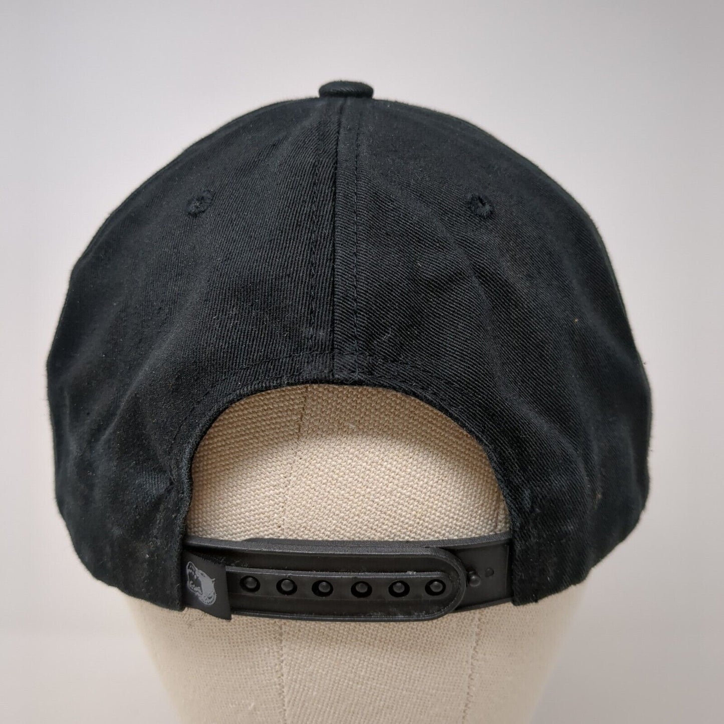 Chingon Snapback Hat Black One Size Adjustable Embroidered Pit Bull Cotton
