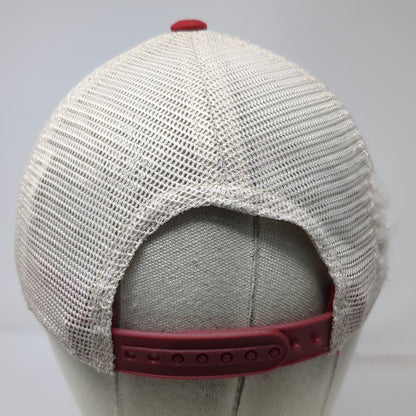 Captivating Washington State Cougars NCAA Red OSFM Trucker Hat Mesh Snapback WSU