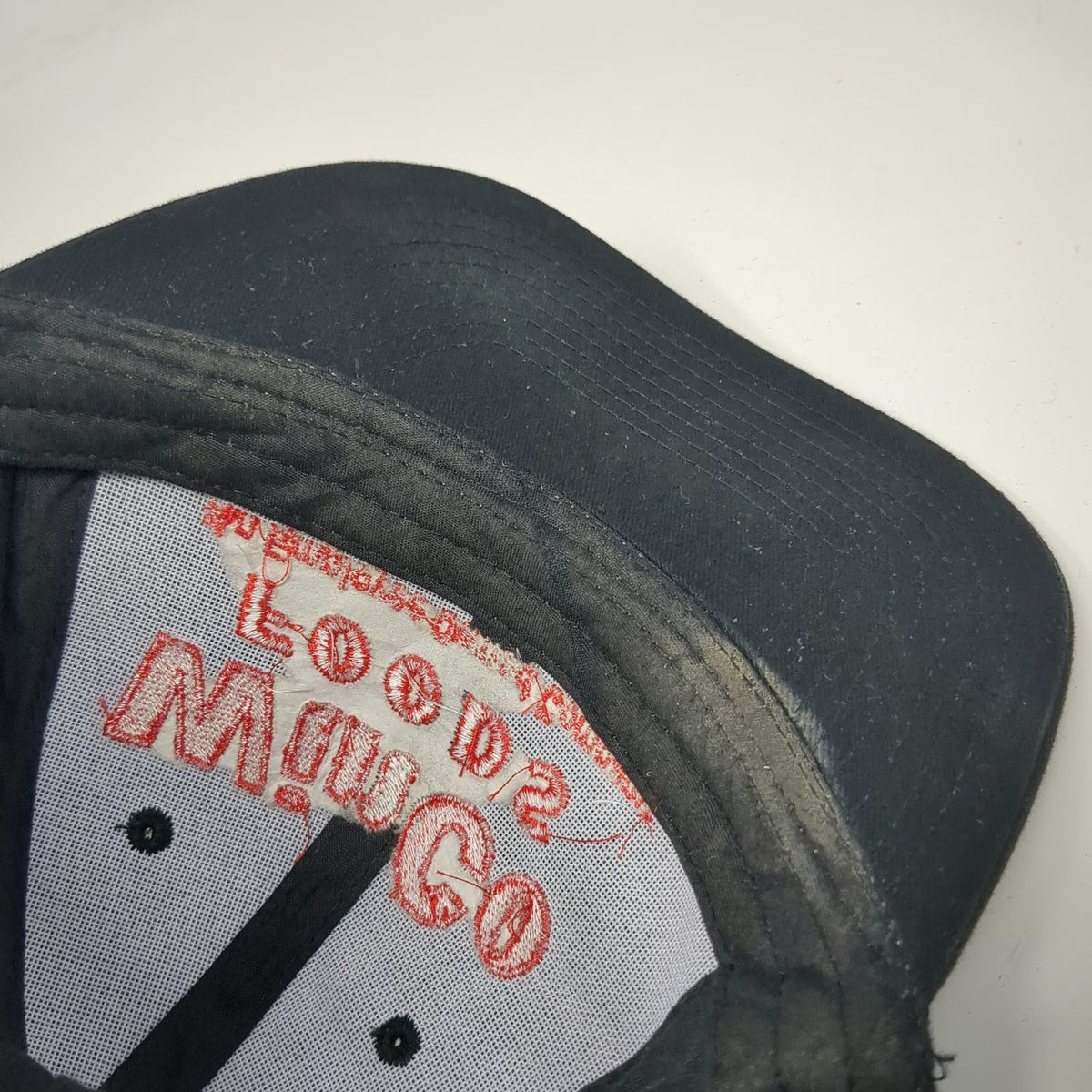 KC Baseball Cap Black One Size WinCo Foods Embroidered Logo Strapback Hat