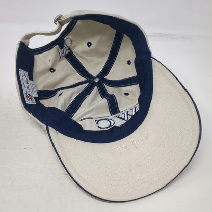 Whitman College NCAA The Game Cap Beige Blue One Size Slideback WC Logo Hat
