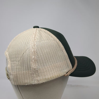 Richardson Trucker Hat Green Beige One Size Payette Brewing Co Mesh Back Rope