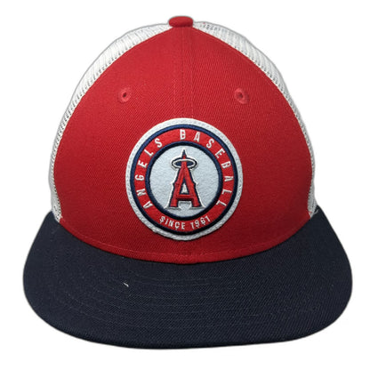 Los Angeles Angels MLB New Era Trucker Hat Red White Blue One Size OS Snapback