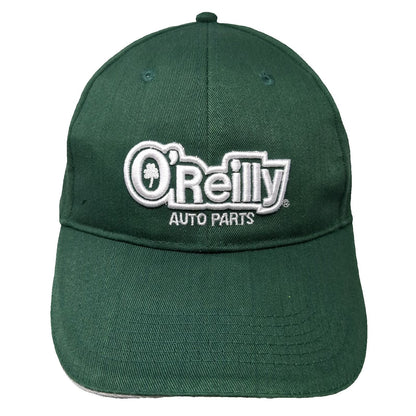 O'Reilly Auto Parts Green Baseball Cap One Size Hat Strapback Sandwich Bill