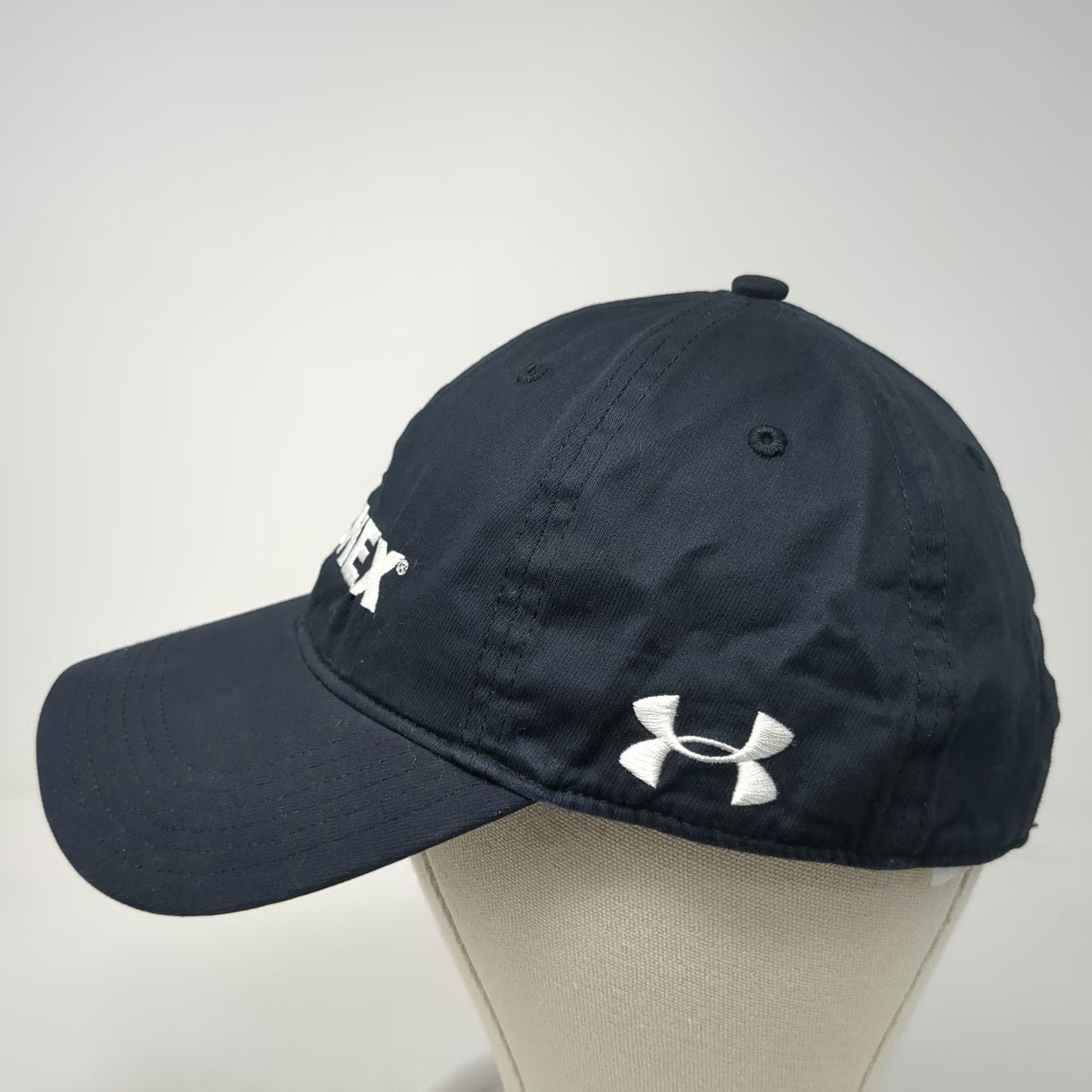Under Armour Baseball Cap Blue One Size Paychex Logo Slideback Cotton Hat