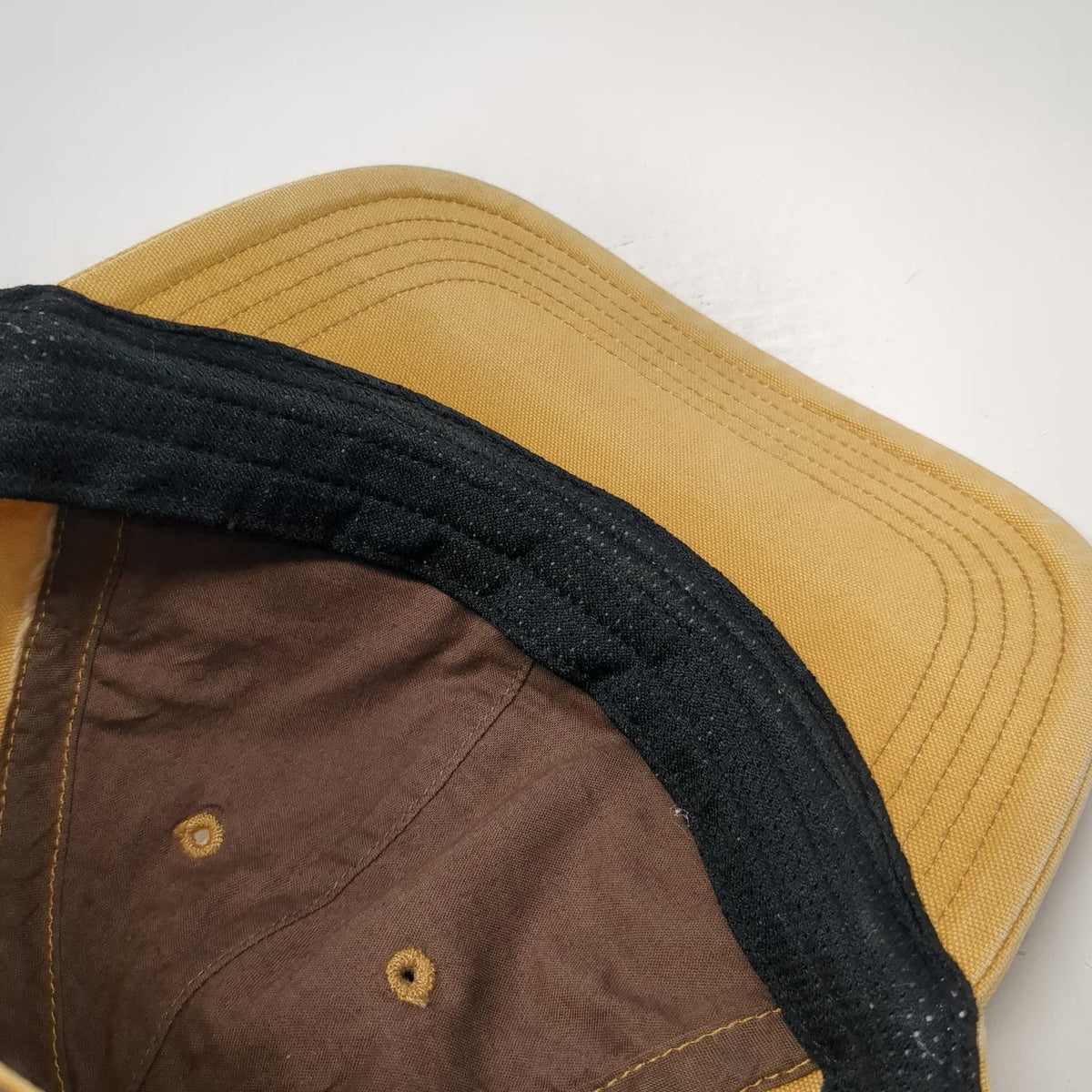 Carhartt Baseball Cap Brown One Size Slideback Logo Patch Cotton Adjustable Hat