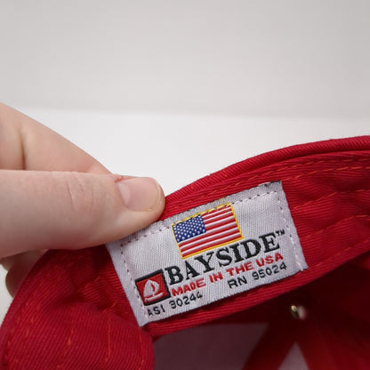 43rd President of the United States Strapback Hat Red One Size Adjustable