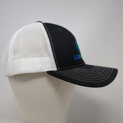 Richardson Trucker Hat Black One Size SESVANDERHAVE Blue Green Mesh Snapback